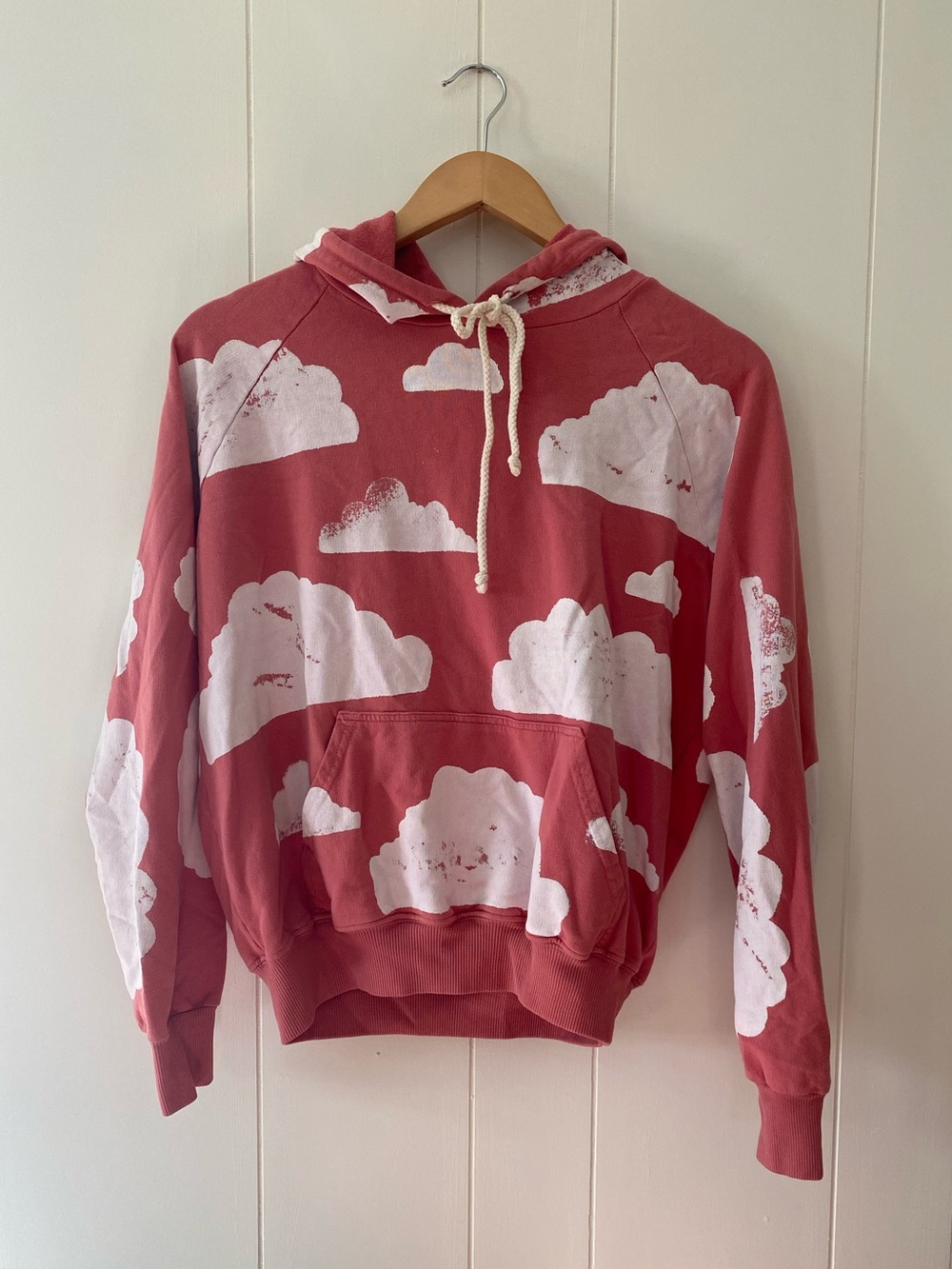 Big Bud Press Paint Stamp Pink Cloud Hoodie